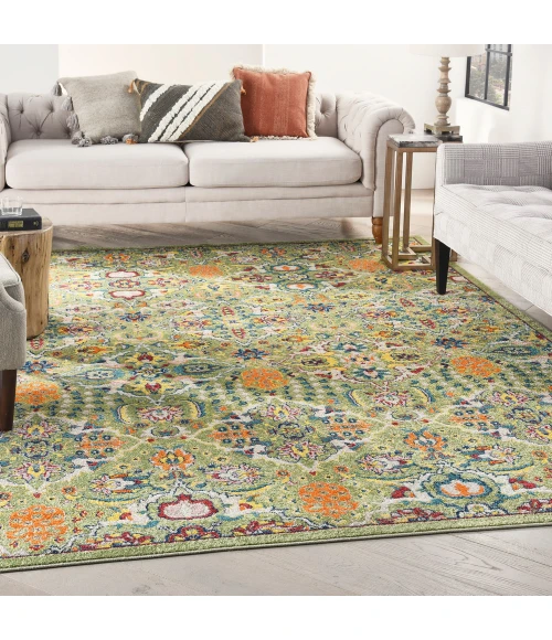 Nourison Allur Area Rug ALR03 Sage Ivory