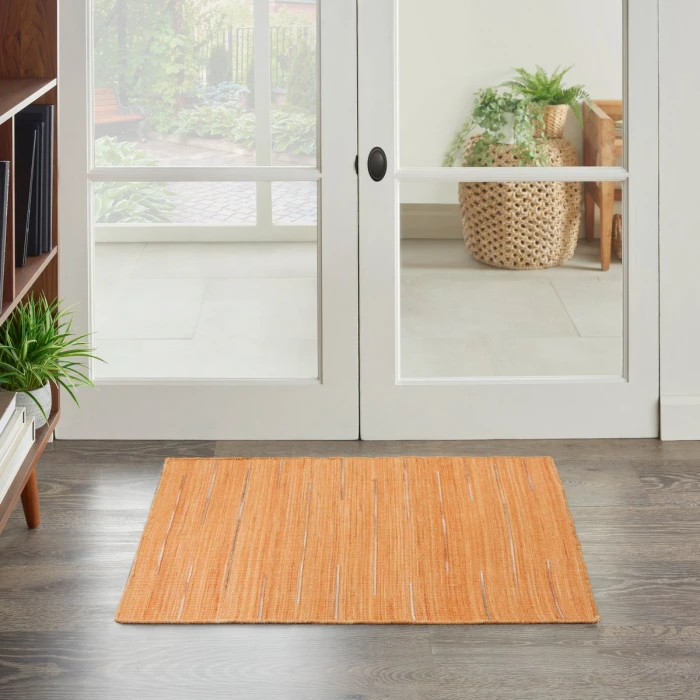 Nourison Interweave Orange IWV01 2 ft. X 3 ft. Rect. Rug