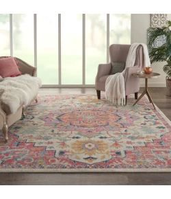 Nourison Home Passion PSN25 Ivory Pink 8 ft. X 10 ft. Area Rug