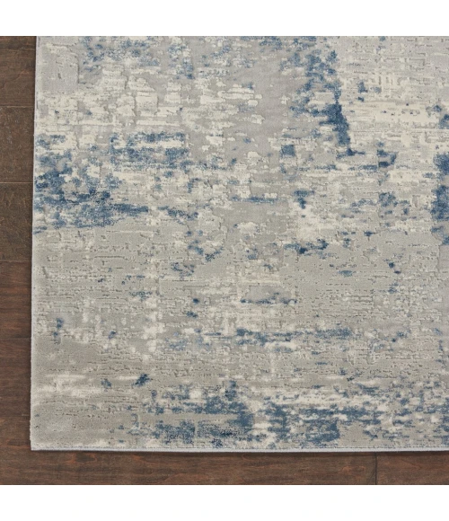 Nourison Rustic Textures Area Rug RUS10-Ivory/Blue