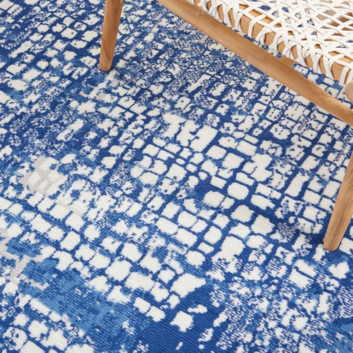 Nourison Whimsicle Area Rug WHS07-Ivory Navy