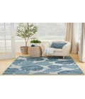 Nourison Garden Oasis Blue GOA04 5 ft. X 7 ft. Rectangle Rug