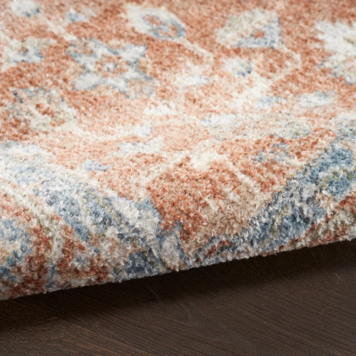 Nourison Astra Machine Washable Area Rug ASW11 Denim Multi
