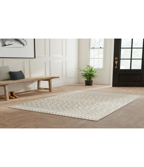 Nourison Astra Machine Washable Sage ASW10 4 ft. X 6 ft. Rectangle Rug