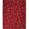 Nourison Home Grafix GRF15 Red 7 ft. 10 in. X 9 ft. 10 in. Area Rug