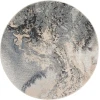 Nourison Home Maxell MAE08 Grey 3 ft. 10 in. Round Area Rug