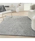 Michael Amini Ma30 Star Area Rug SMR03 Slate/Teal 4' x 6'