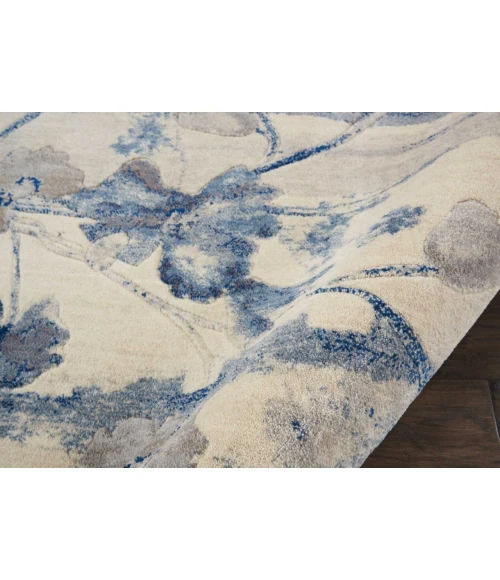 Nourison Somerset Area Rug ST18-Ivory/Blue