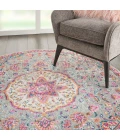 Nourison Passion Round Area Rug PSN22-Grey/Multi