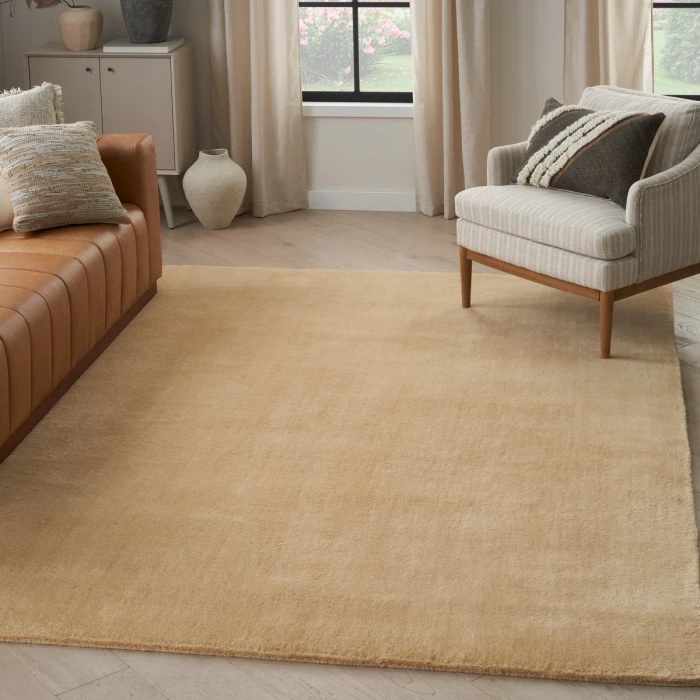 Nourison Plush Cloud Camel PLC01 9 ft. X 12 ft. Rect. Rug