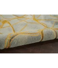 Nourison Symmetry Area Rug SMM05-Grey/Yellow