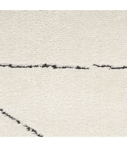 Nourison Modern Comfort Ivory Black MNC02 8 ft. X 10 ft. Rect. Rug