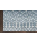 Nourison Astra Machine Washable Blue ASW10 2 ft. X 6 ft. Rectangle Rug