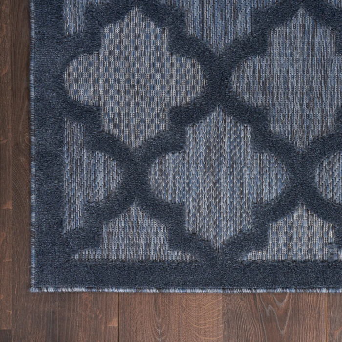 Nourison Easy Care Area Rug NES01 Navy Blue
