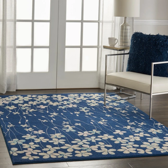 Nourison Tranquil Area Rug TRA04-Navy