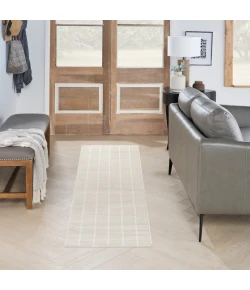 Nourison Home Serenity Home SRH05 Ivory 2 ft. 2 in. X 6 ft. Area Rug