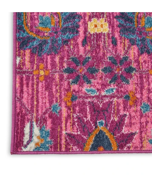 Nourison Passion Area Rug PSN01 Fuchsia 2'2" x 10'