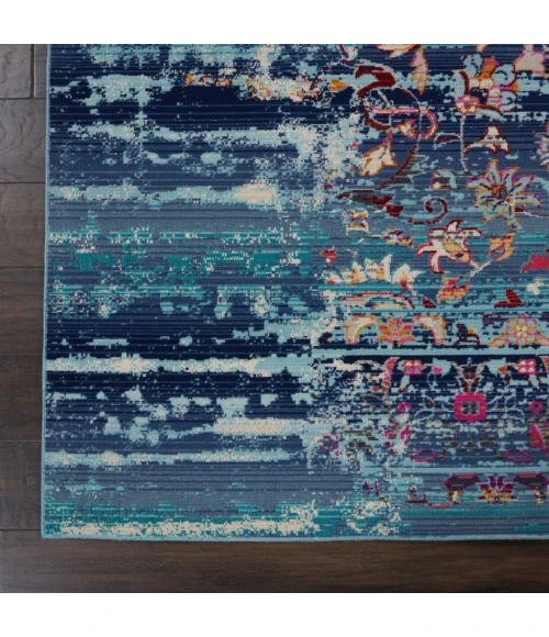 Nourison Vintage Kashan Area Rug VKA02-Blue