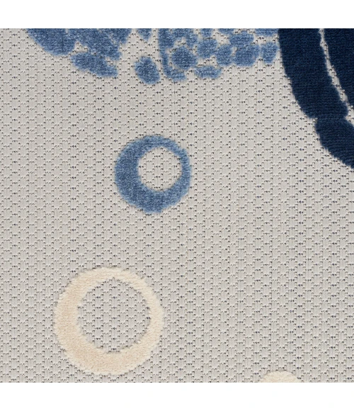 Nourison Aloha Area Rug ALH27 Navy Blue