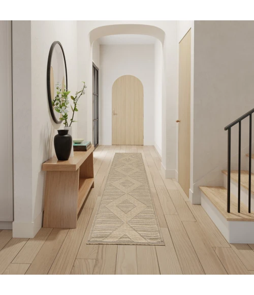 Nourison Washable Jute Natural Beige WSJ01 8 ft. Rect. Rug