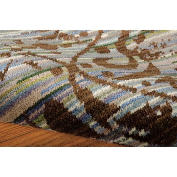 Nourison Rhapsody Area Rug RH009-Blue/Moss