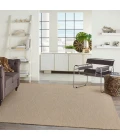 Nourison Washable Solutions Natural WSL01 8 ft. X 10 ft. Rect. Rug