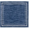 Nourison Home Nourison Essentials NRE02 Navy/Ivory 5 ft. Square Area Rug