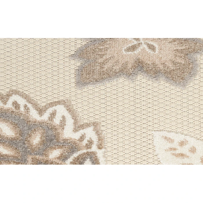 Nourison Aloha Beige ALH31 7’10” Round Rug