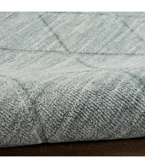 Nourison Wool Haven Blue WOH01 2 ft. X 6 ft. Rect. Rug