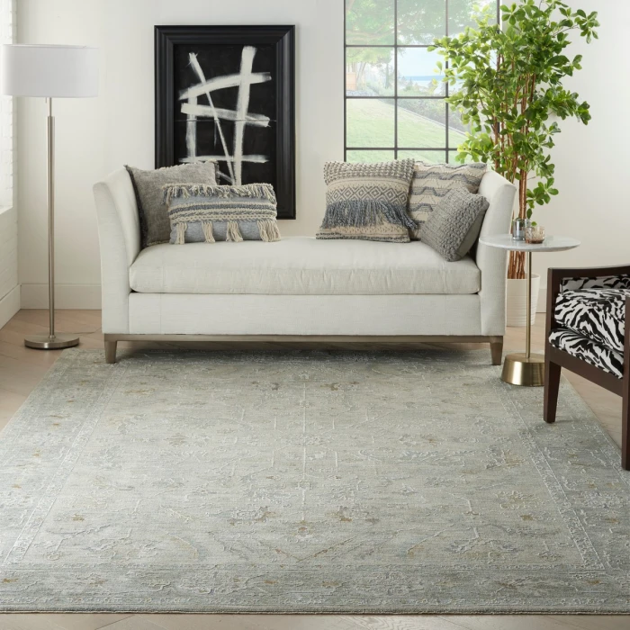 Nourison Infinite Lt Grey IFT01 9 ft. X 13 ft. Rect. Rug
