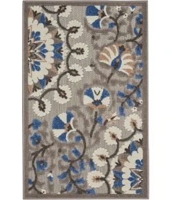 Nourison Home Aloha ALH20 Grey Multicolor 2 ft. 8 in. X 4 ft. Area Rug