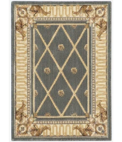 Nourison Home Ashton House Blue AS03 2ft. x 2ft.9in. Rect. Rug