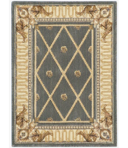 Nourison Home Ashton House Blue AS03 2ft. x 2ft.9in. Rect. Rug