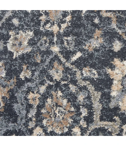 kathy ireland Home Moroccan Celebration Area Rug KI385-Navy