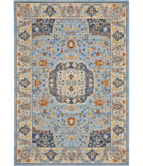 Nourison Majestic Area Rug MST03-Light Blue