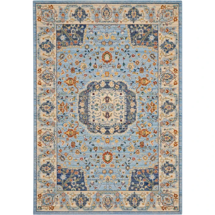 Nourison Majestic Area Rug MST03-Light Blue