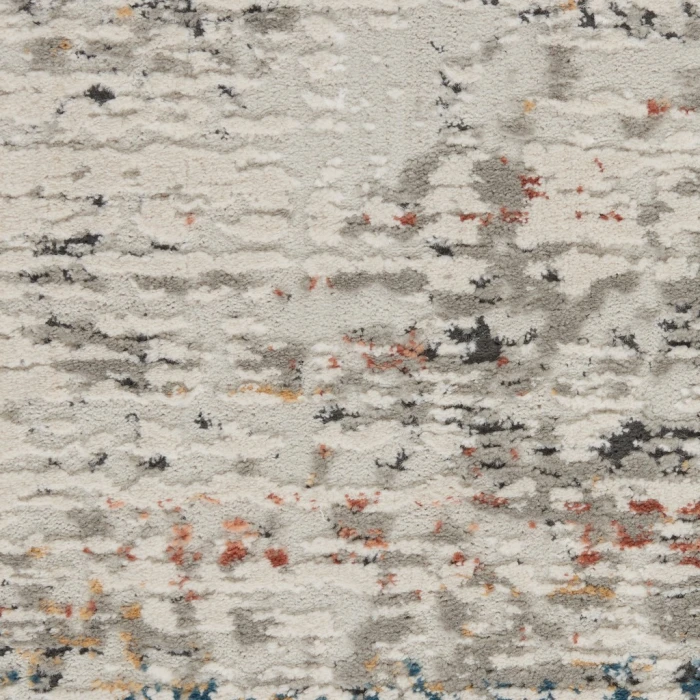 Nourison Rustic Textures Area Rug RUS14-Light Grey Multi