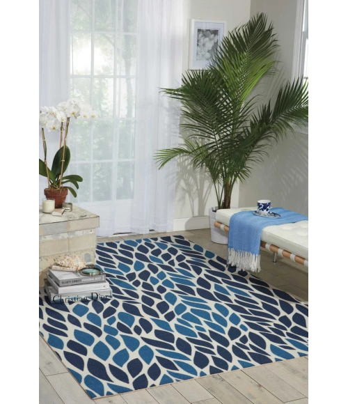 Nourison Home & Garden Area Rug RS094 Blue 10' x 13'