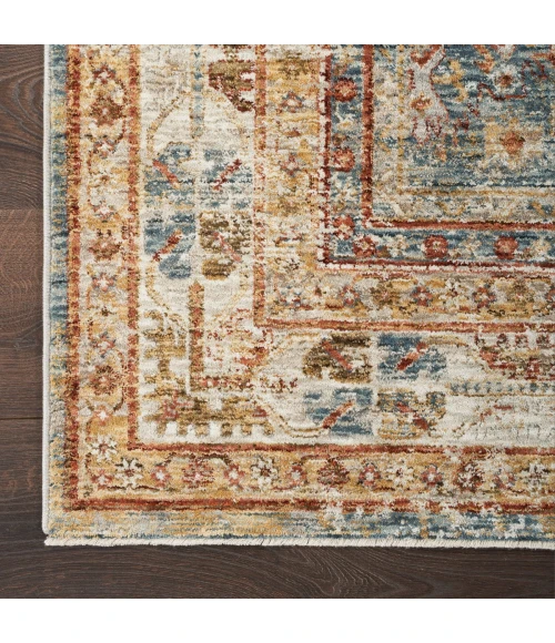 Nourison Sahar Blue SHR01 8 ft. X 10 ft. Rect. Rug