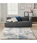 Kathy Ireland American Manor Area Rug AMR04 Ivory Blue