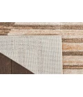 Nourison Astra Machine Washable Latte ASW03 6 ft. 7 in. X 9 ft. Rectangle Rug