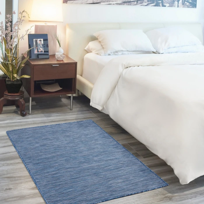 Nourison Positano Area Rug POS01 Navy Blue 3' x 5'
