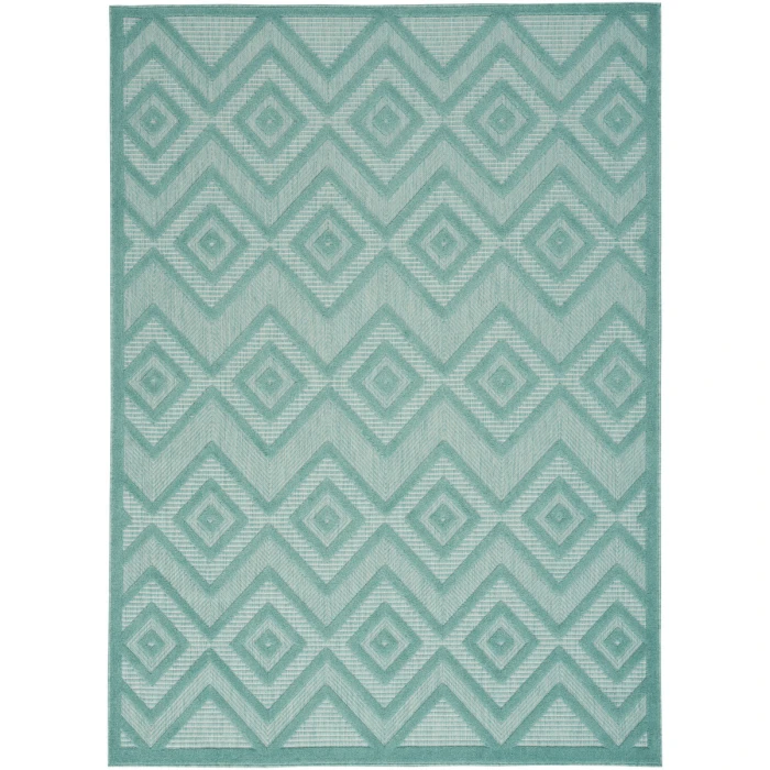 Nourison Versatile Area Rug NRV01 Aqua/Teal
