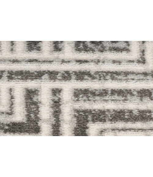 Nourison Serenity Home Grey Ivory SRH04 5 ft. 3 in. X 7 ft. 3 in. Rectangle Rug