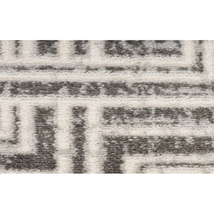 Nourison Serenity Home Grey Ivory SRH04 5 ft. 3 in. X 7 ft. 3 in. Rectangle Rug