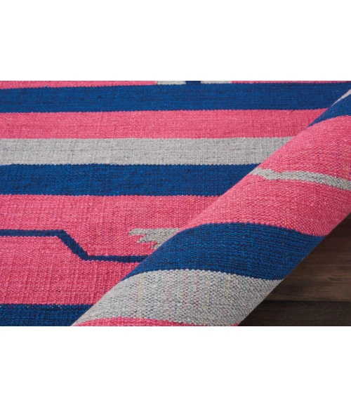 Nourison Baja Runner Area Rug BAJ01-Pink/Blue
