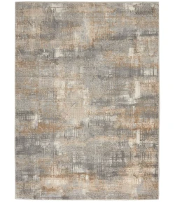 Calvin Klein CK950 Rush CK951 Grey Beige 5 ft. 3 in. X 7 ft. 3 in. Area Rug