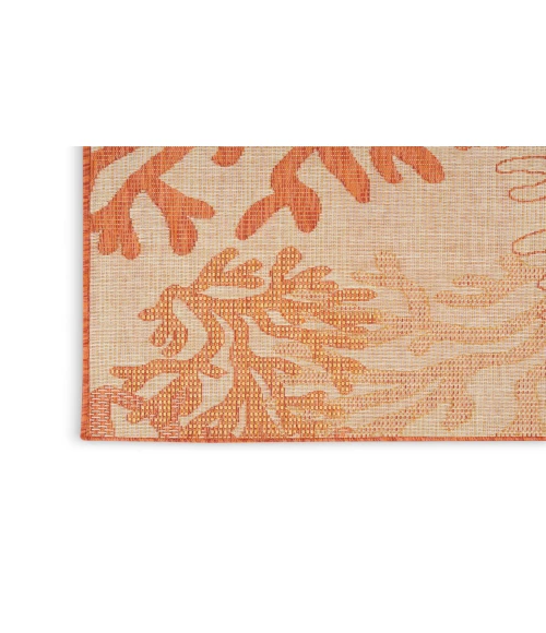 Nourison Garden Oasis Coral GOA05 3 ft. X 5 ft. Rectangle Rug