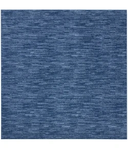 Nourison Home Nourison Essentials NRE01 Navy Blue 5 ft. Square Area Rug