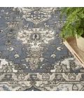 Nourison Quarry Blue QUA05 8 ft. X Round Rug